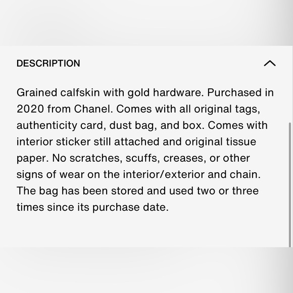 Chanel Wallet on Chain caviar leather - Picture 15 of 15